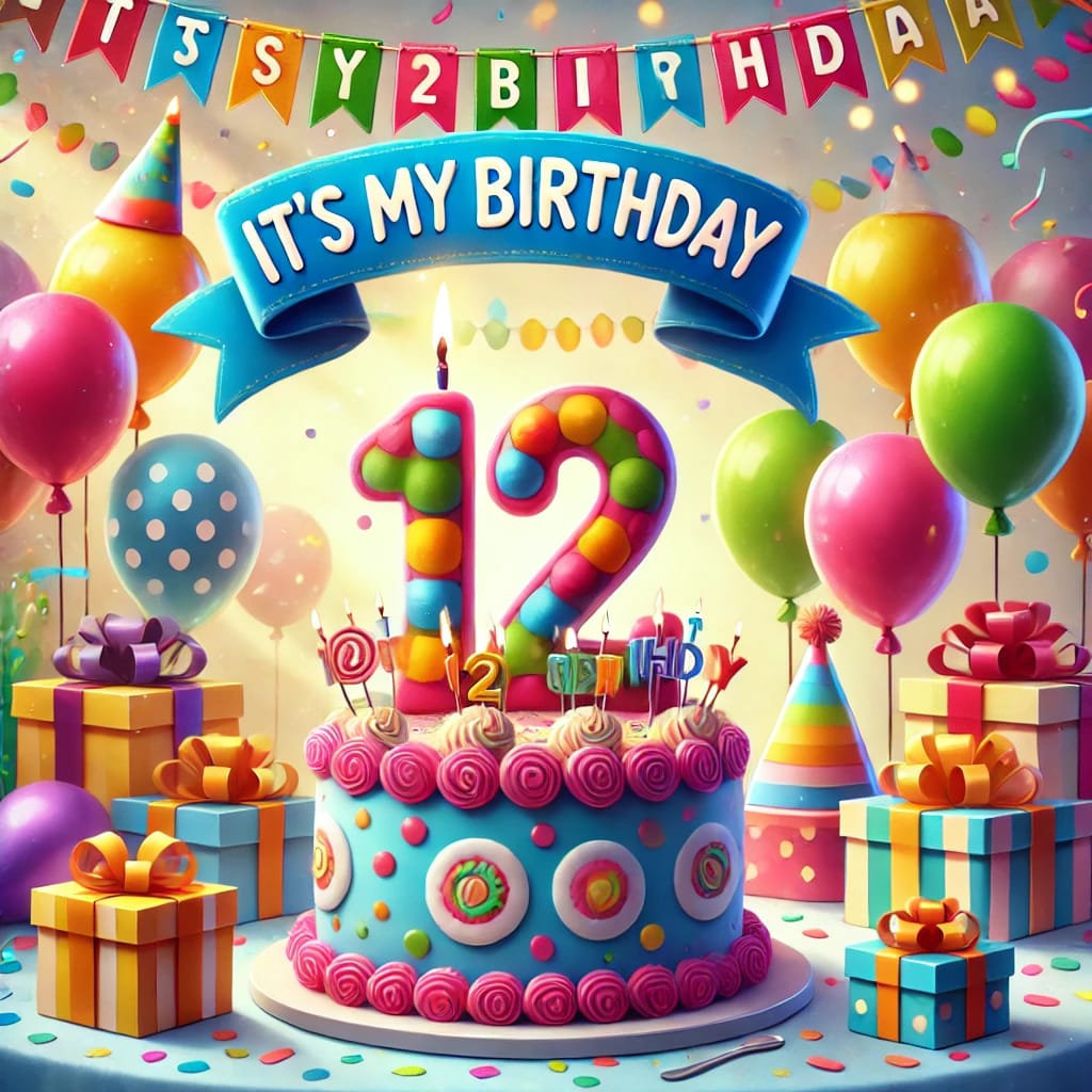 12th Birthday Badge