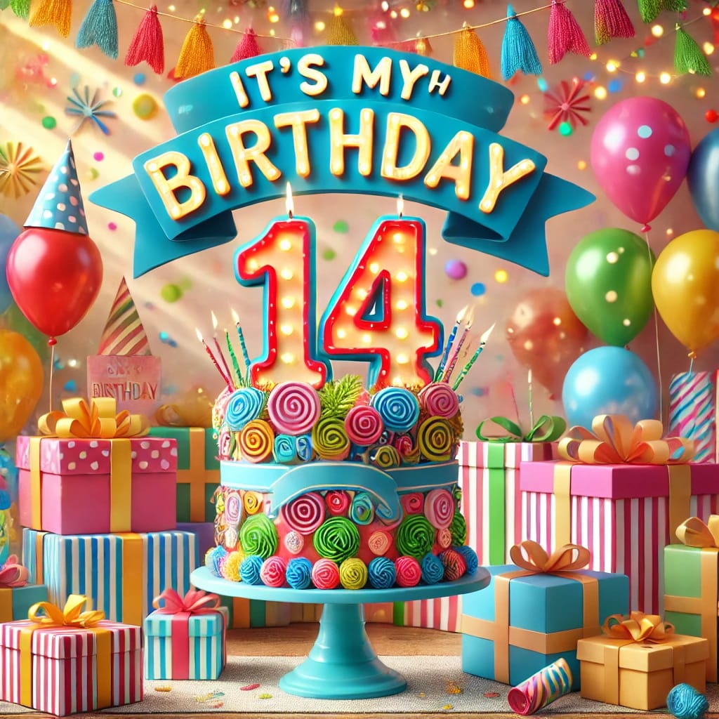 14th Birthday Badge